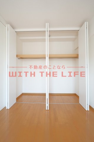 収納　たっぷりとした収納スペースです