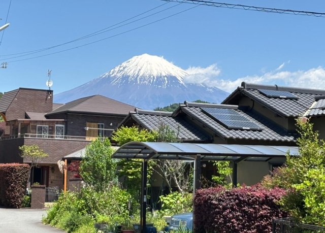 眺望　近隣から富士山が望めます