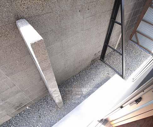 バルコニー　庭です
