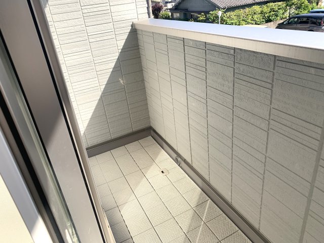 バルコニー　南西向き