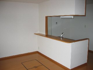 キッチン　ガスコンロ設置可能