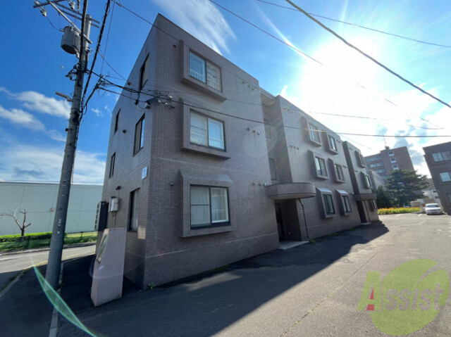 建物外観　札幌市北区篠路３条「グランデール壱番館」