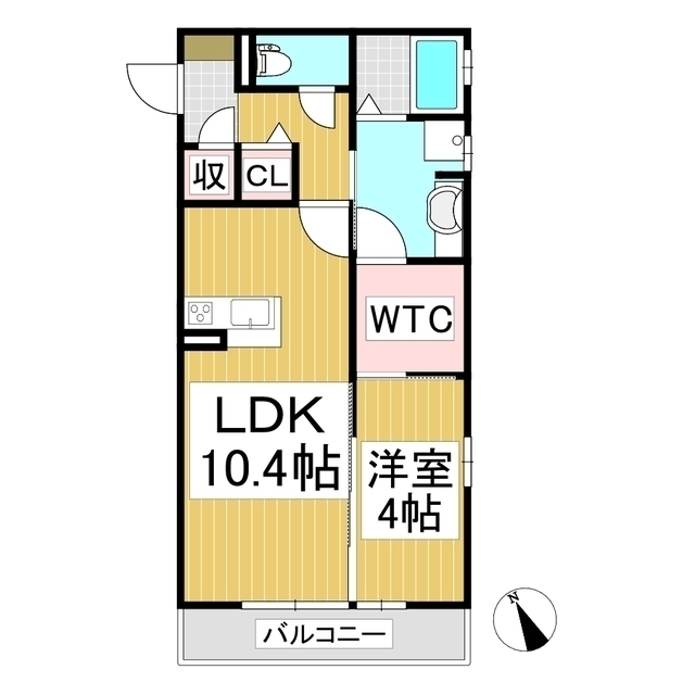 1LDK Apartment in Nagano, Nagano — photo 2 of 3