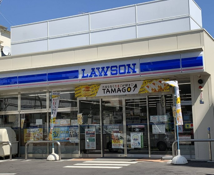 コンビニ　ローソン 中延駅前店（コンビニ）まで110m