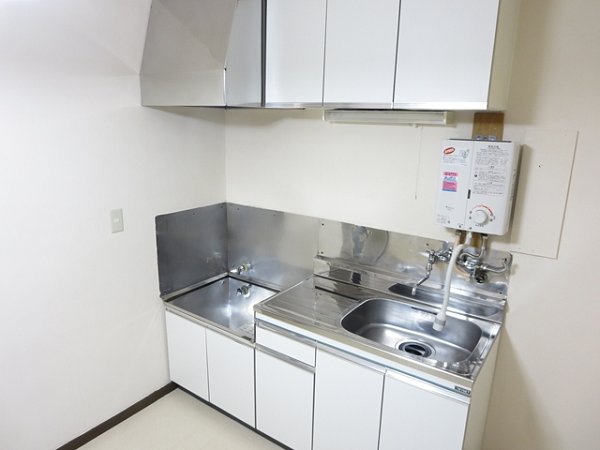 キッチン　２口ガスコンロ設置可