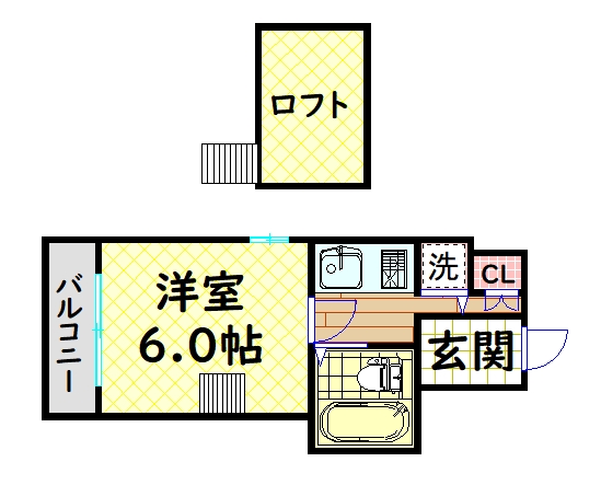 シャルマンフジ香ヶ丘の間取り写真