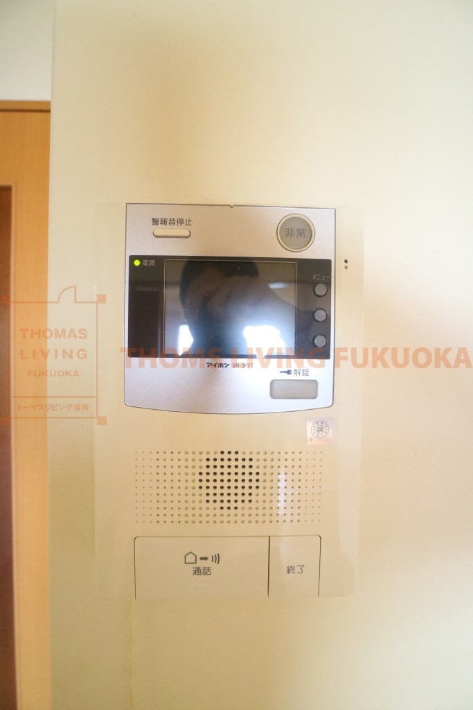 セキュリティ　TVモニターホン　別号室参考写真