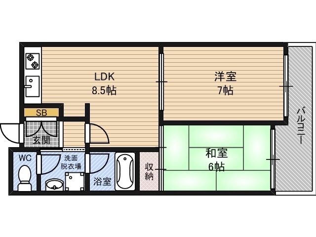 クレアコートの間取り写真