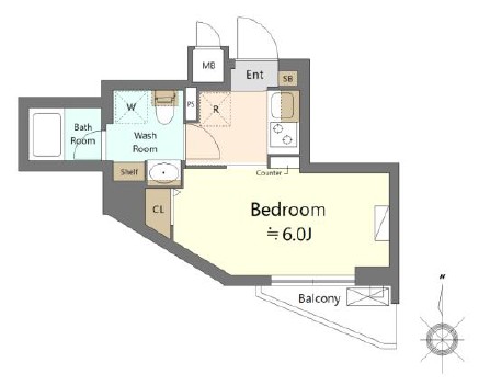 SHOKEN Residence東神奈川の間取り写真