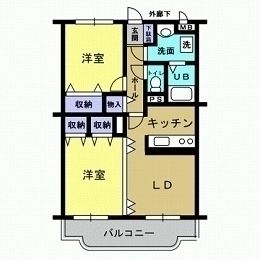 プリムヴェールC棟の間取り写真