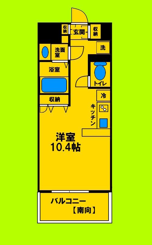 阪急千里線 吹田駅 徒歩10分 7階建 築21年の間取り写真