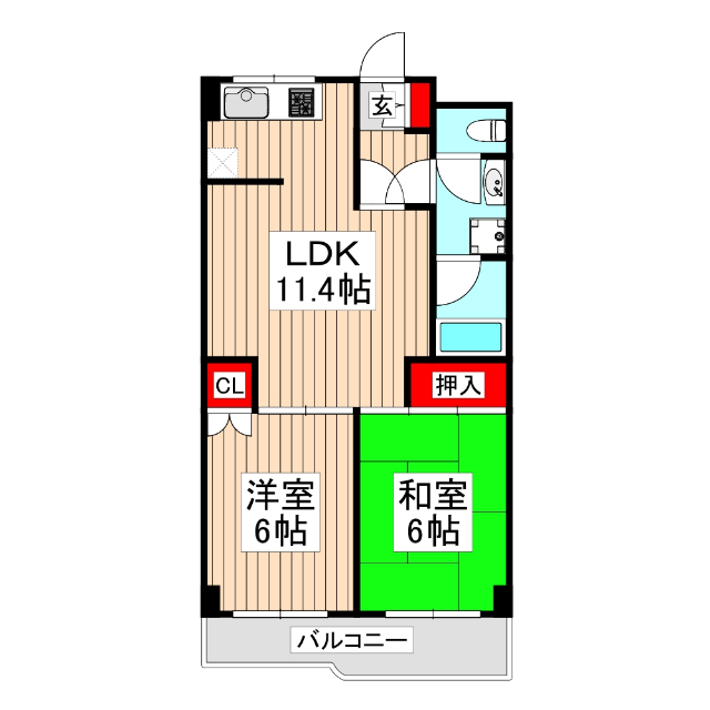 リベラルワタドの間取り写真