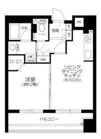 レフィール日本橋本町の間取り写真