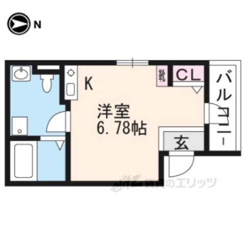 KYOTOHOUSE西寺の間取り写真