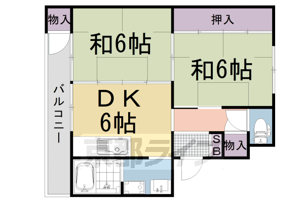 京都ハウスの間取り写真