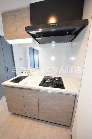 Alivis桜川 家具付きのキッチン写真