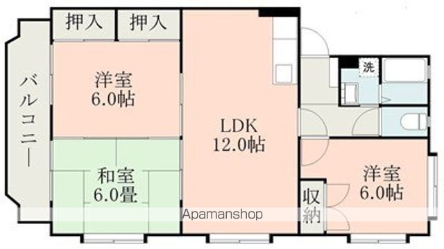 アグレアブル龍田の間取り写真