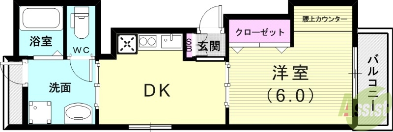 ココロ戎町の間取り写真