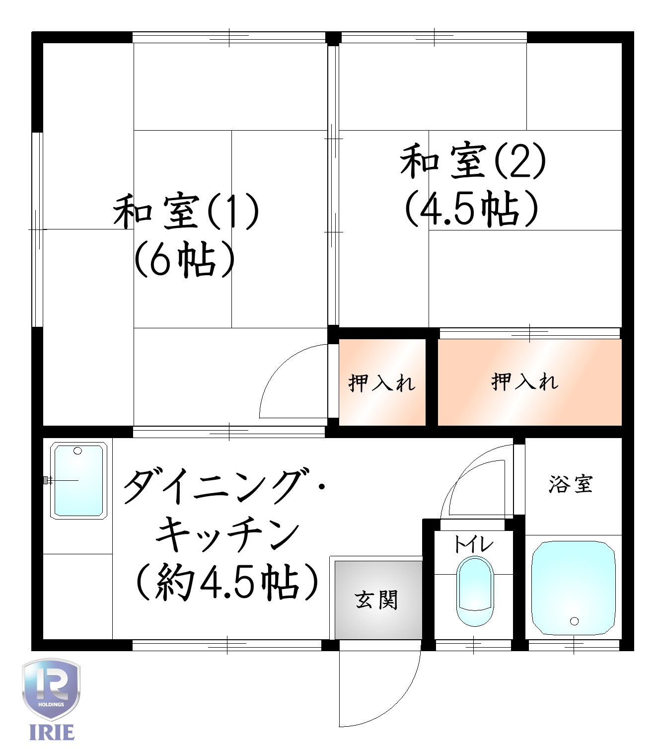 平和荘の間取り