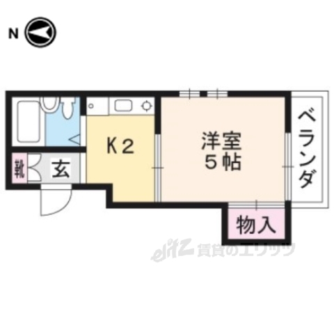 ジャルダン等持院の間取り