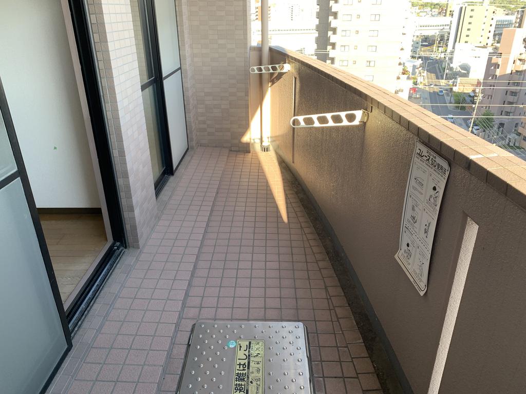 バルコニー　陽当り良好な南面バルコニー