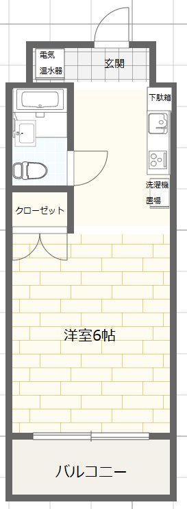 オクトワール長岡中央の間取り