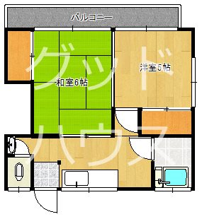 横浜市戸塚区下倉田町のアパートの間取り