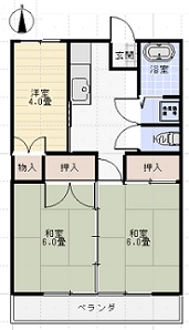 小野マンションの間取り
