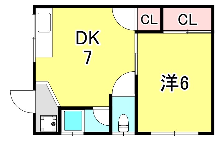 甲南荘の間取り