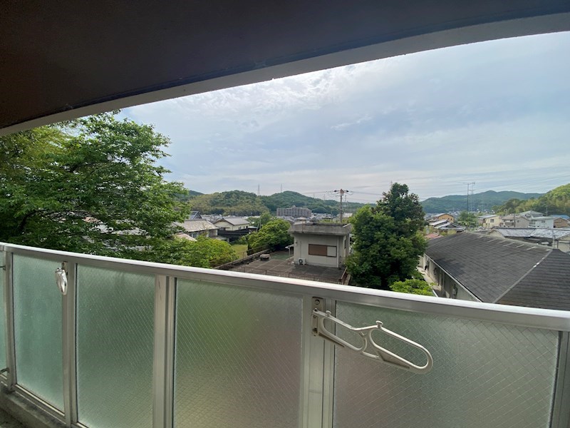 【姫路市北平野のアパートの眺望】