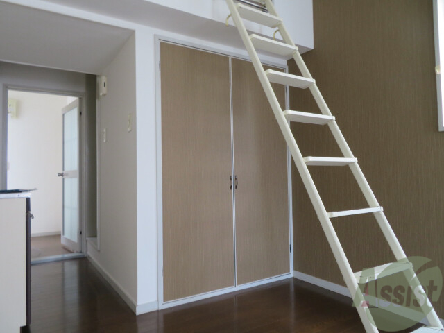 収納　ここに収納があります。収納があると部屋が広く使えます。