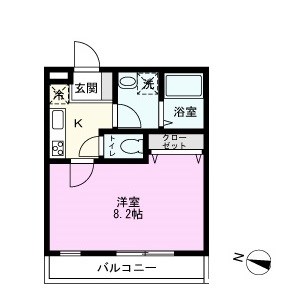 ヒューマンパレス吉川の間取り