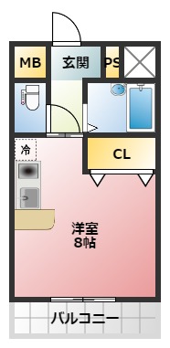 コスモコート寿町の間取り