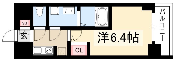 S-RESIDENCE熱田の間取り