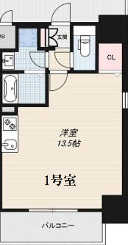 姫路市忍町のマンションの間取り