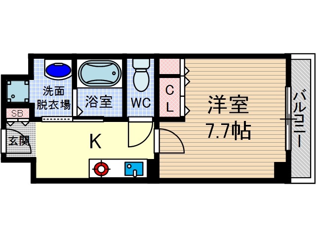 シャンピアコート茨木の間取り