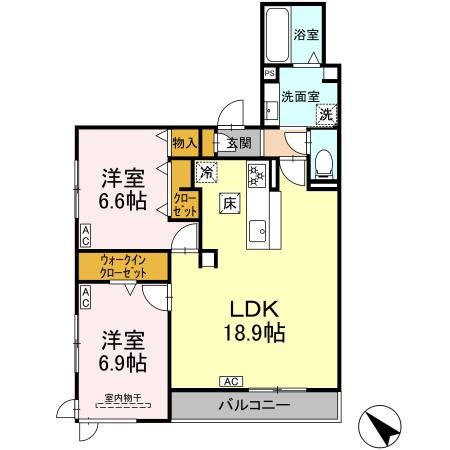 D-Hills下池川の間取り