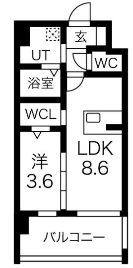 ESTONE HIGASHIOSAKAの間取り