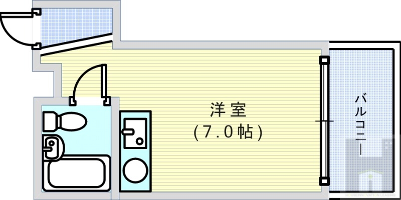 ラフィーネ山之口の間取り