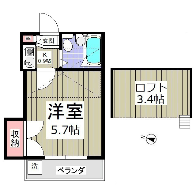 Bethlehem四街道の間取り