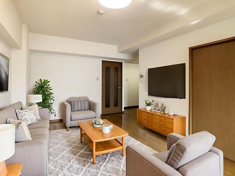 居室・リビング　本画像はCGで作成しており実際に現地に家具は置かれてません。