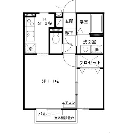 サンライズ城南の間取り