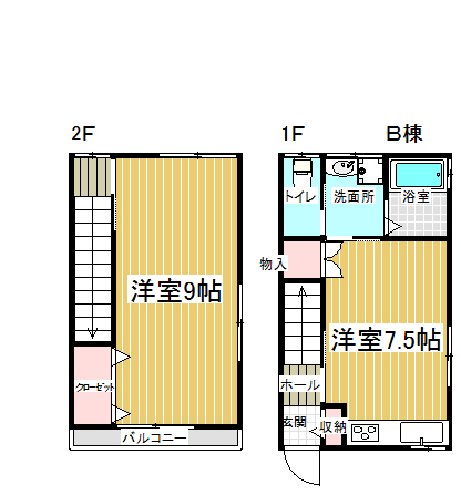 ブランフォーレの間取り