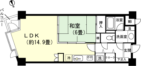 エーブル山中湖の間取り