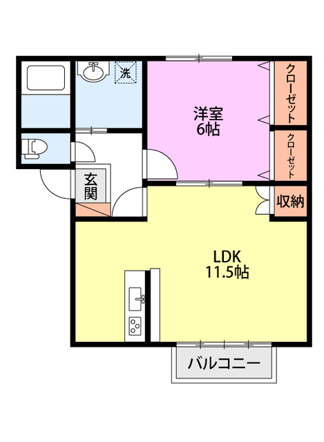 Ｈ.Ｗラ・メールの間取り