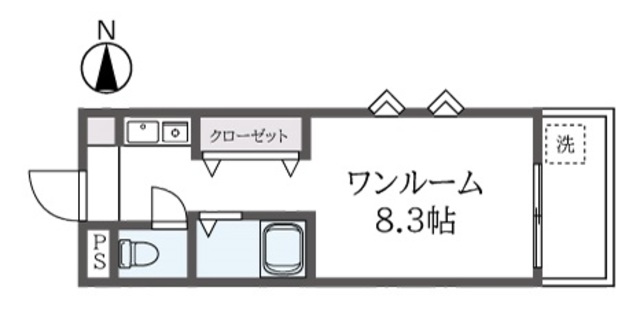 エスト一ツ橋の間取り