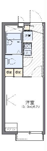 レオパレスレイクホライズンIIの間取り