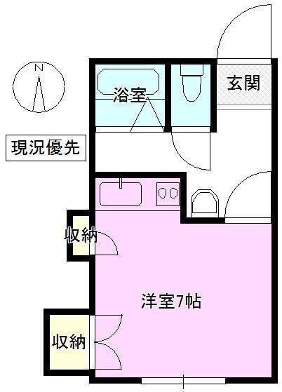 徳間コーポの間取り