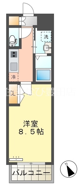 meLiV三好ケ丘の間取り