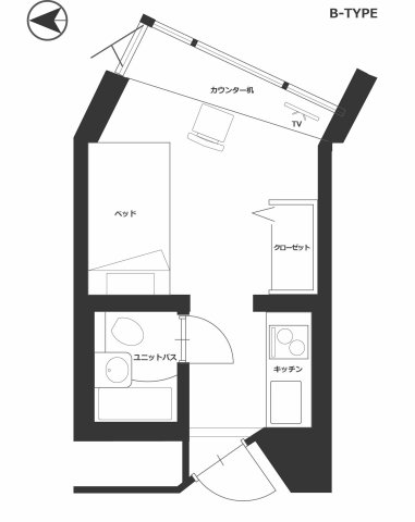 【スタジオ明泉の間取り】